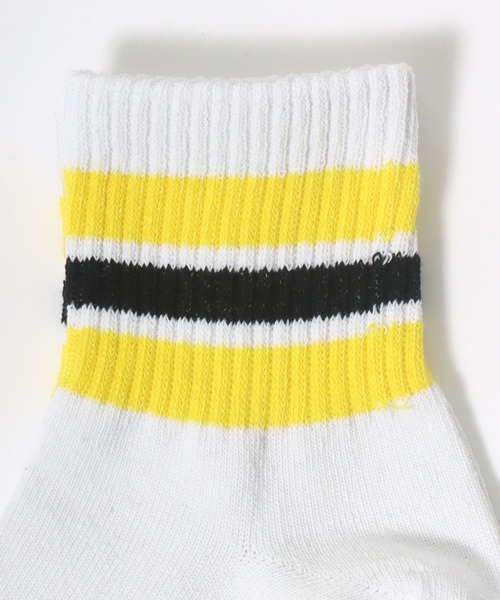 FRUIT OF THE LOOM（フルーツオブザルーム）の「FRUIT OF THE LOOM（フルーツオブザルーム）ラインソックス10Pソックス（ソックス/靴下・メンズ・ホワイト系その他・25cm～27cm）」の11枚目の写真