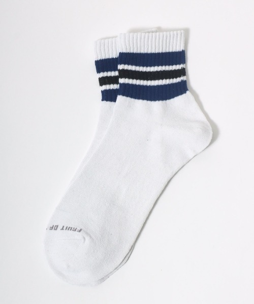 FRUIT OF THE LOOM（フルーツオブザルーム）の「FRUIT OF THE LOOM（フルーツオブザルーム）ラインソックス10Pソックス（ソックス/靴下・メンズ・ホワイト系その他・25cm～27cm）」の16枚目の写真