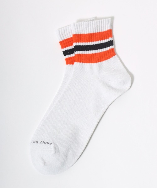 FRUIT OF THE LOOM（フルーツオブザルーム）の「FRUIT OF THE LOOM（フルーツオブザルーム）ラインソックス10Pソックス（ソックス/靴下・メンズ・ホワイト系その他・25cm～27cm）」の20枚目の写真