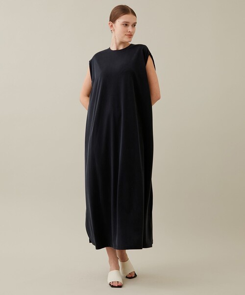 08sircus/08サーカス】キュプラジャージースリーブレスドレス