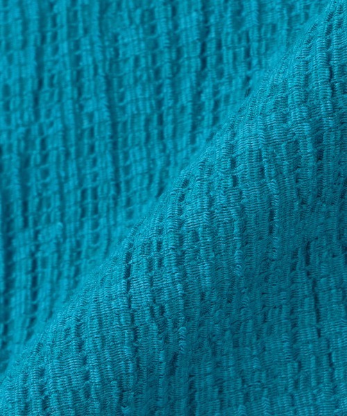 petit main（プティマイン）の「【リンク】脇カットアウトワンピセット(キッズ)（シャツワンピース・キッズ・クリーム/ターコイズブルー・130cm/100cm/80ｃｍ/90cm/110cm/120cm）」の16枚目の写真