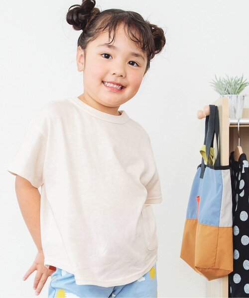 BREEZE（ブリーズ）の「【どっちも正解】 DAISUKI 半袖Tシャツ（Tシャツ/カットソー・キッズ・ミント/チャコール/ブラック/レインボー/ベージュ/オフホワイト/ライム/オレンジ/ターコイズブルー/ピンク/イエロー/ブルー・140/120/110/130/90/100/80）」の2枚目の写真