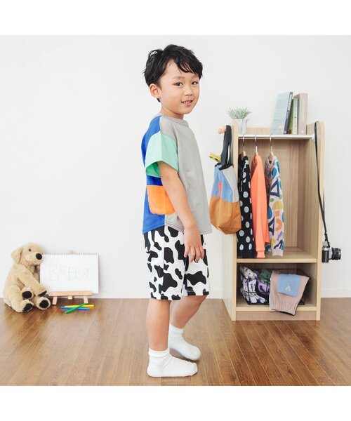 ◇488 プリーツプリーズ【LL】カットソー マオカラー 半袖 大きいサイズ ◇488 美品 プリーツプリーズ トップス カットソー マオカラー