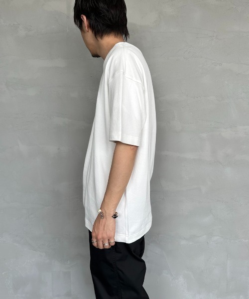 CHUMS（チャムス）の「[CHUMS/チャムス] ブービーロゴ刺繍 オーバーサイズ鹿の子Tシャツ（Tシャツ/カットソー・レディース・エメラルドブルー/ホワイト/ブラック・L/M/XL）」の13枚目の写真
