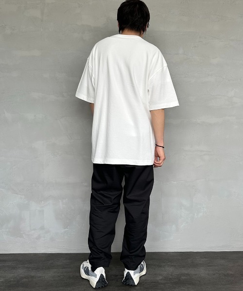 CHUMS（チャムス）の「[CHUMS/チャムス] ブービーロゴ刺繍 オーバーサイズ鹿の子Tシャツ（Tシャツ/カットソー・レディース・エメラルドブルー/ホワイト/ブラック・L/M/XL）」の21枚目の写真