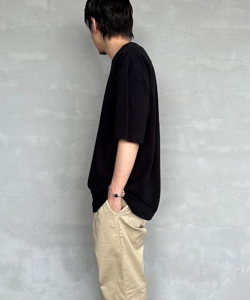 CHUMS（チャムス）の「[CHUMS/チャムス] ブービーロゴ刺繍 オーバーサイズ鹿の子Tシャツ（Tシャツ/カットソー・レディース・エメラルドブルー/ホワイト/ブラック・L/M/XL）」の15枚目の写真