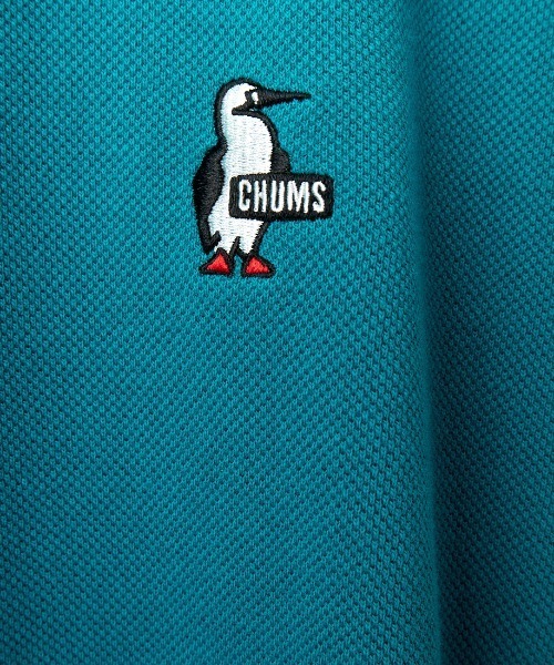 CHUMS（チャムス）の「[CHUMS/チャムス] ブービーロゴ刺繍 オーバーサイズ鹿の子Tシャツ（Tシャツ/カットソー・レディース・エメラルドブルー/ホワイト/ブラック・L/M/XL）」の10枚目の写真