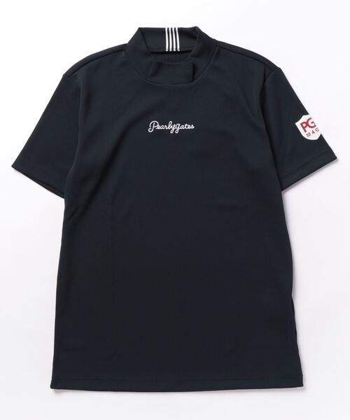 ★美品★PEARLY GATES　フルダルストレッチ ピケワッフル　モックネック ☆美品☆PEARLY GATES フルダルストレッチ ピケワッフル モック