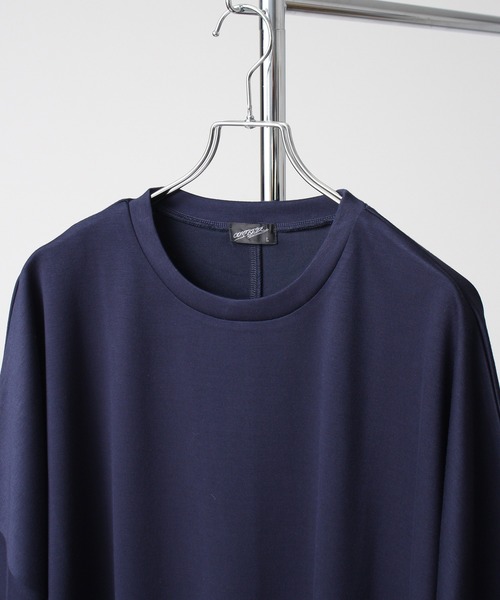 Art re A select(アトリエセレクト)の「クールシルキータッチ ポンチ半袖オーバーサイズドルマンTシャツ/接触冷感(Tシャツ/カットソー・メンズ・ライトグレー/ブラック/ライトブルー/ネイビー/ホワイト/グリーン・M/L)」の17枚目の写真