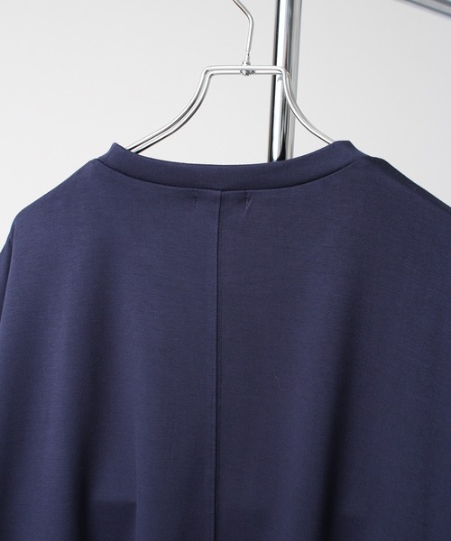 Art re A select(アトリエセレクト)の「クールシルキータッチ ポンチ半袖オーバーサイズドルマンTシャツ/接触冷感(Tシャツ/カットソー・メンズ・ライトグレー/ブラック/ライトブルー/ネイビー/ホワイト/グリーン・M/L)」の9枚目の写真