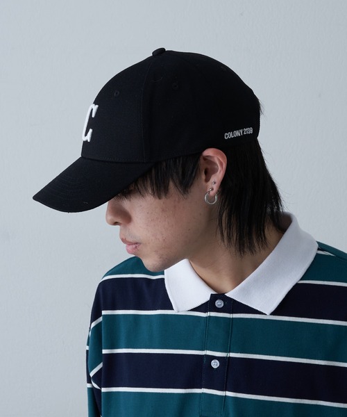 COLONY 2139（コロニートゥーワンスリーナイン）の「ロゴ刺繍CAP（キャップ・メンズ・ブラック/ホワイト/ベージュ・FREE）」の4枚目の写真