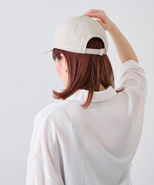 COLONY 2139（コロニートゥーワンスリーナイン）の「ロゴ刺繍CAP（キャップ・メンズ・ブラック/ホワイト/ベージュ・FREE）」の7枚目の写真