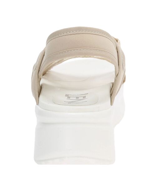 Green Parks(グリーンパークス)の「・LENA メッシュ厚底サンダル(サンダル・レディース・ベージュ/ブラック・L/LL/S/M)」の6枚目の写真