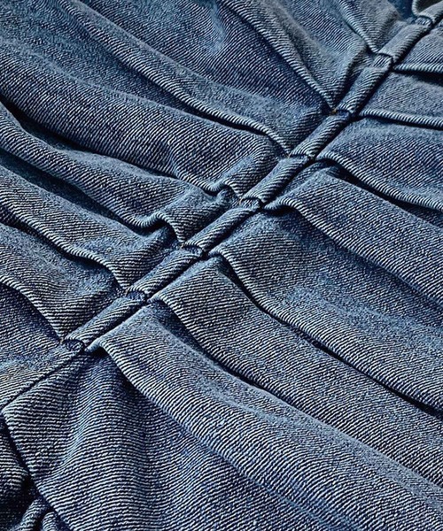 SPIGA（スピーガ）の「ﾃﾞﾆﾑﾍﾞｱｼｮｰﾄｵｰﾙｲﾝﾜﾝ（つなぎ/オールインワン・レディース・ブラック/ブルー・FREE）」の8枚目の写真