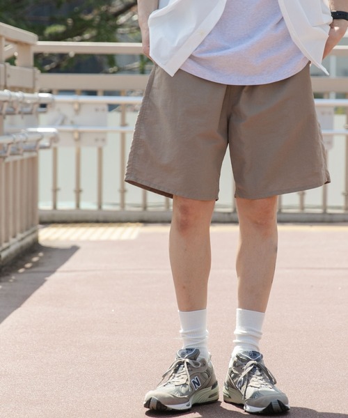 WEGO（ウィゴー）の「WEGO/ナイロンイージーショーツ（その他パンツ・メンズ・ベージュ系その他/ダークグレー/ブラック/ブルー・SMALL/MEDIUM/LARGE）」の3枚目の写真