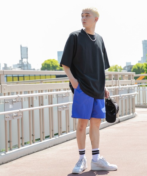 WEGO（ウィゴー）の「WEGO/ナイロンイージーショーツ（その他パンツ・メンズ・ベージュ系その他/ダークグレー/ブラック/ブルー・SMALL/MEDIUM/LARGE）」の8枚目の写真