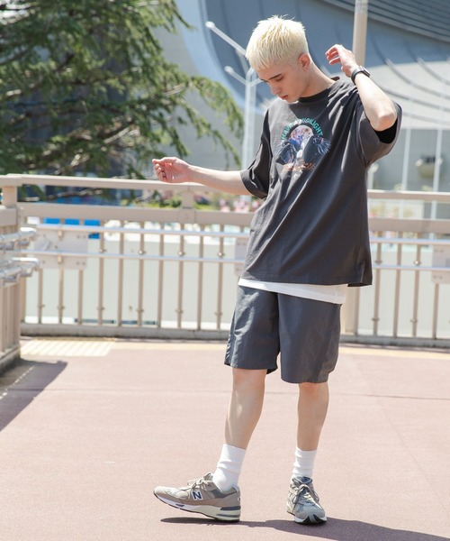 WEGO（ウィゴー）の「WEGO/ナイロンイージーショーツ（その他パンツ・メンズ・ベージュ系その他/ダークグレー/ブラック/ブルー・SMALL/MEDIUM/LARGE）」の6枚目の写真