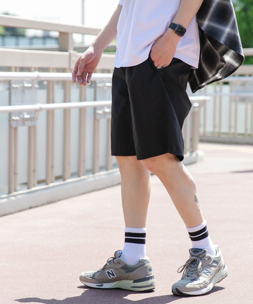 WEGO（ウィゴー）の「WEGO/ナイロンイージーショーツ（その他パンツ・メンズ・ベージュ系その他/ダークグレー/ブラック/ブルー・SMALL/MEDIUM/LARGE）」の13枚目の写真