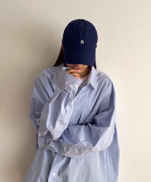 CANAL JEAN(キャナルジーン)の「smileyranna "h"刺繍ナイロンCAP(キャップ・レディース・ネイビー・ONE SIZE)」の11枚目の写真