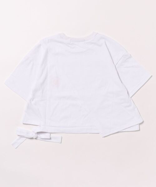 ZIDDY（ジディ）の「ZIDDY/切り替えロゴTシャツ(130~160cm)（Tシャツ/カットソー・キッズ・ホワイト/ブラック・150/140/160/130）」の8枚目の写真