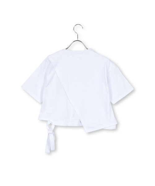 ZIDDY（ジディ）の「ZIDDY/切り替えロゴTシャツ(130~160cm)（Tシャツ/カットソー・キッズ・ホワイト/ブラック・150/140/160/130）」の3枚目の写真