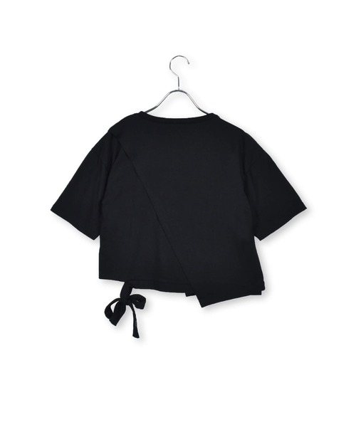 ZIDDY（ジディ）の「ZIDDY/切り替えロゴTシャツ(130~160cm)（Tシャツ/カットソー・キッズ・ホワイト/ブラック・150/140/160/130）」の7枚目の写真