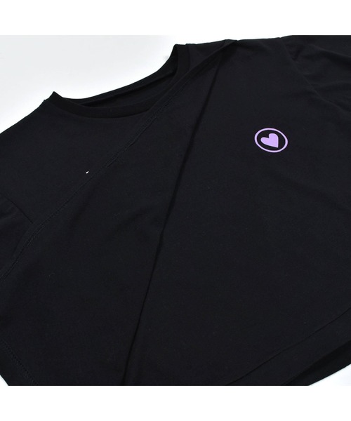 ZIDDY（ジディ）の「ZIDDY/切り替えロゴTシャツ(130~160cm)（Tシャツ/カットソー・キッズ・ホワイト/ブラック・150/140/160/130）」の14枚目の写真