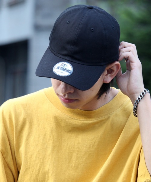 NEW ERA(ニューエラ)の「【NEW ERA/ニューエラ】9TWENTY BLANK CAP/ブランク(ロゴなし)キャップ(キャップ・メンズ・ストーン/ブラック/ネイビー/チャコールグレー/ホワイト・FREE)」の7枚目の写真