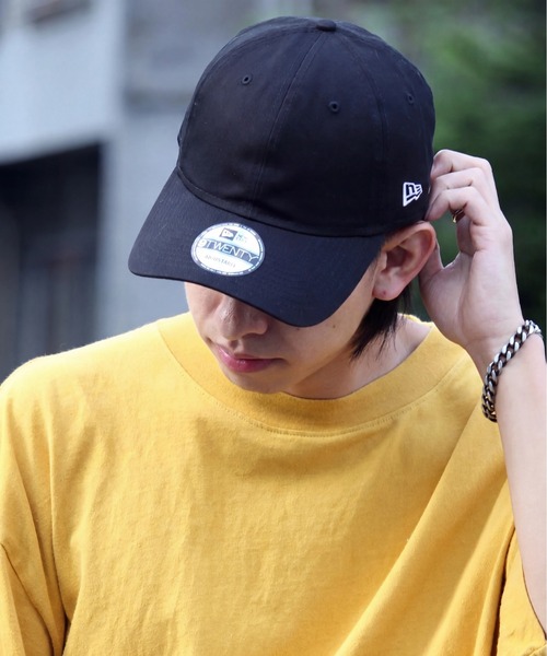 NEW ERA(ニューエラ)の「【NEW ERA/ニューエラ】9TWENTY BLANK CAP/サイドロゴ入りブランクキャップ(キャップ・メンズ・ストーン/ブラック/ネイビー/チャコールグレー/ホワイト・FREE)」の9枚目の写真