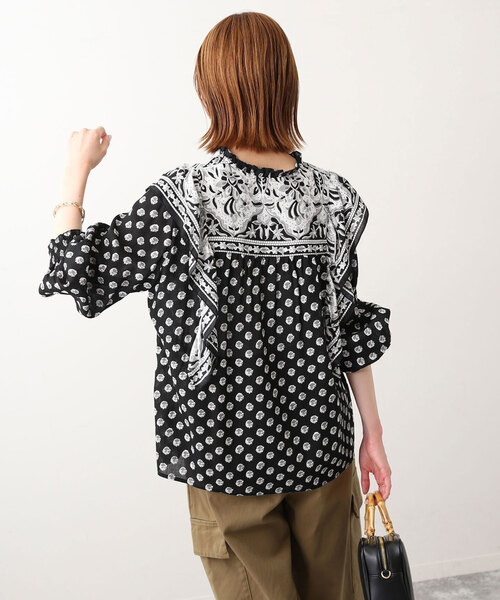 【新品タグ付】SLOBE IENA インドパネルブラウス 新品タグ付】SLOBE IENA インドパネルブラウス - メルカリ