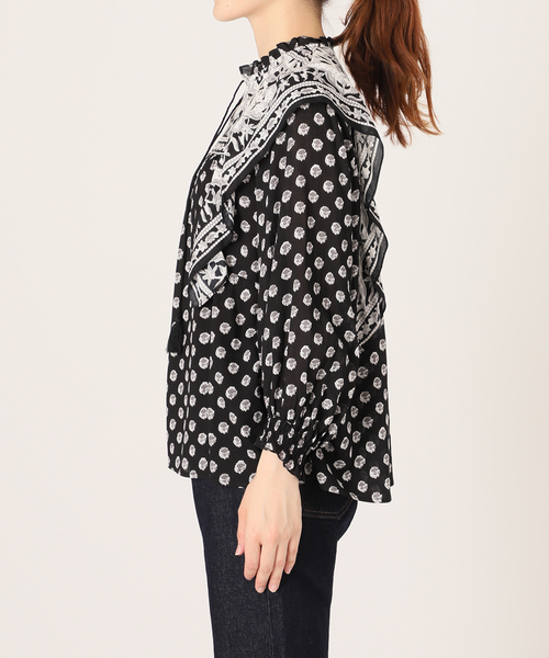 SLOBE IENA（スローブイエナ）の「インドパネルパターンブラウス