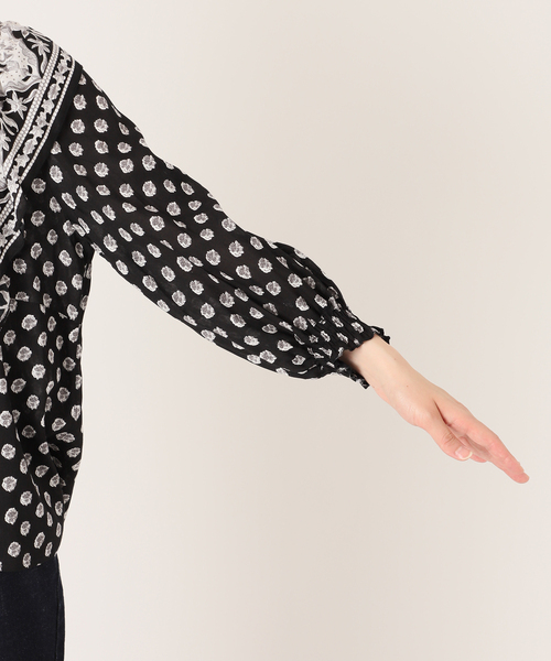 SLOBE IENA（スローブイエナ）の「インドパネルパターンブラウス