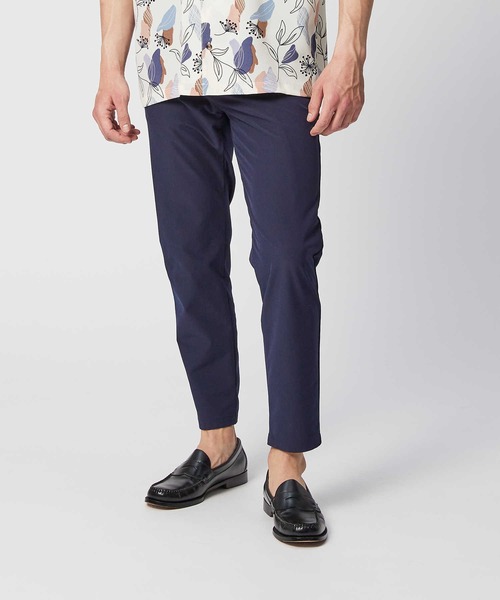 PLUS ONE(プラスワン)の「【PLUS ONE】ソロテックススリムパンツ(スラックス・メンズ・ネイビー/ブラック・XL/L/M)」の2枚目の写真