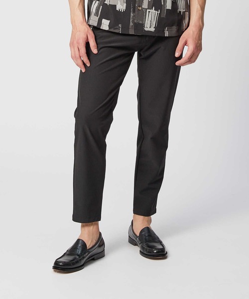 PLUS ONE(プラスワン)の「【PLUS ONE】ソロテックススリムパンツ(スラックス・メンズ・ネイビー/ブラック・XL/L/M)」の4枚目の写真