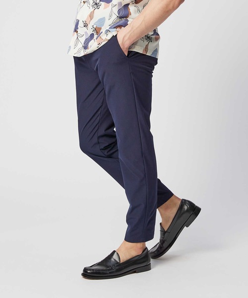 PLUS ONE(プラスワン)の「【PLUS ONE】ソロテックススリムパンツ(スラックス・メンズ・ネイビー/ブラック・XL/L/M)」の6枚目の写真