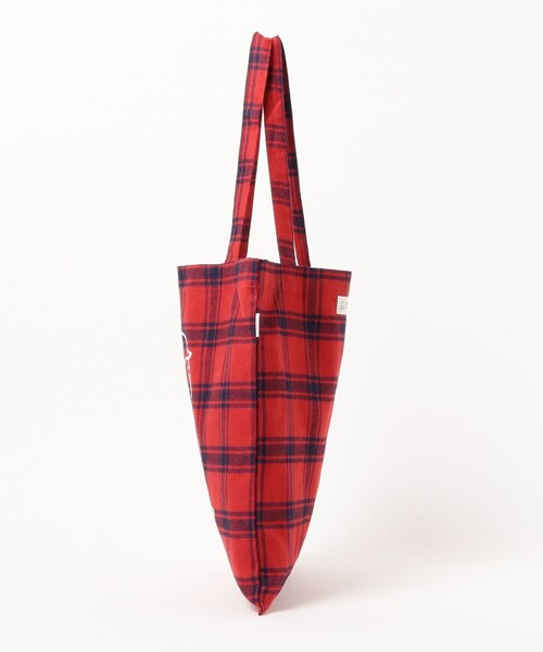 BEAMS JAPAN(ビームス ジャパン)の「小津安二郎監督 × BEAMS JAPAN / アニバーサリー ロゴ トートバッグ チェック(トートバッグ・メンズ・レッド・ONE SIZE)」の14枚目の写真