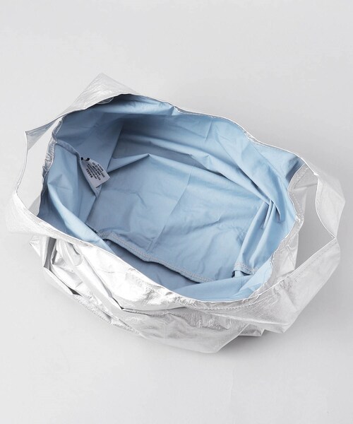 482 BABY メタリックシルバー ＜BAGGU バグゥ＞（エコバッグ