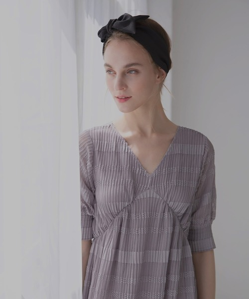 MIELI INVARIANT（ミエリインヴァリアント）の「Ribbon Hair Tie（ヘアゴム・レディース・ブラック・FREE）」の2枚目の写真