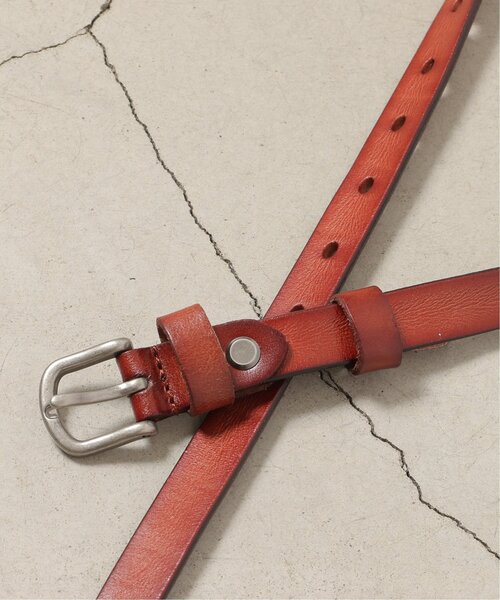 DOUBLE NAME（ダブルネーム）の「型押しロゴ革ベルト（ベルト・レディース・レッド/キャメル/ブラウン/ブラック・FREE）」の16枚目の写真