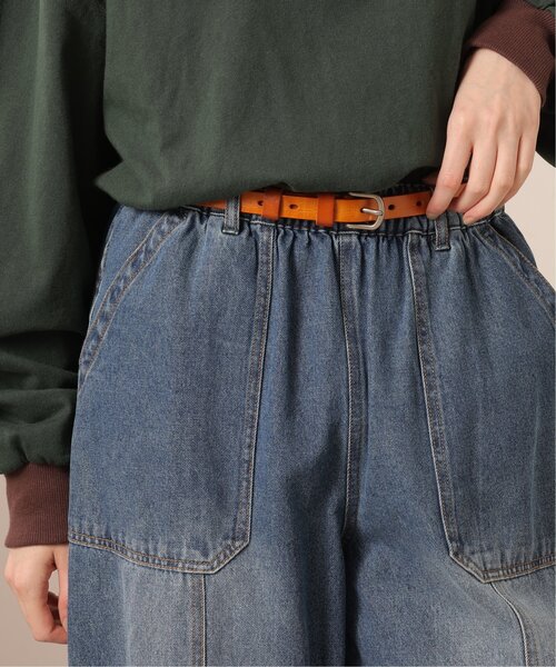 DOUBLE NAME（ダブルネーム）の「型押しロゴ革ベルト（ベルト・レディース・レッド/キャメル/ブラウン/ブラック・FREE）」の18枚目の写真