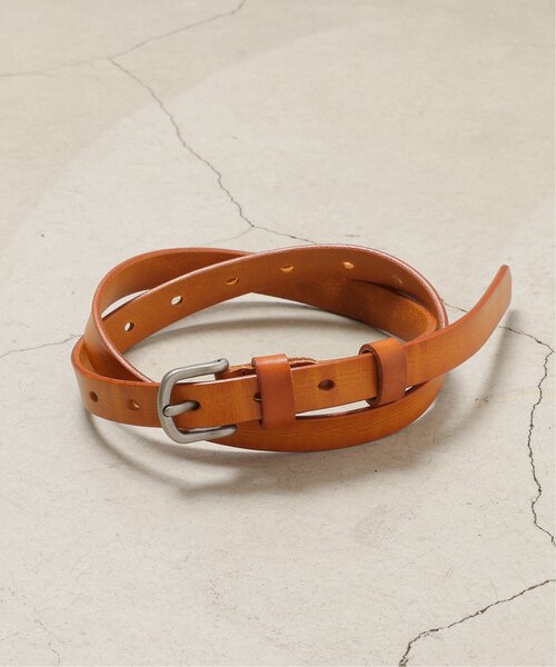 DOUBLE NAME（ダブルネーム）の「型押しロゴ革ベルト（ベルト・レディース・レッド/キャメル/ブラウン/ブラック・FREE）」の22枚目の写真