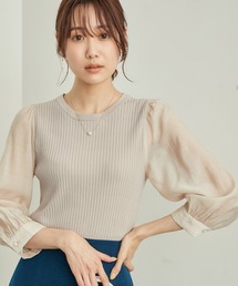 ROPE' PICNIC | シアースリーブニットプルオーバー(ニット/セーター)