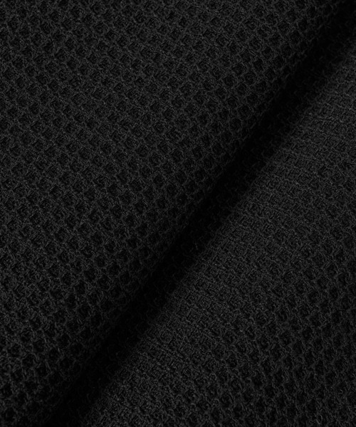 ANAYI（アナイ）の「【セットアップ対応商品】モノトーンワッフルワイドマリンパンツ（その他パンツ・レディース・ブラック/ブラック系その他・38/36）」の8枚目の写真