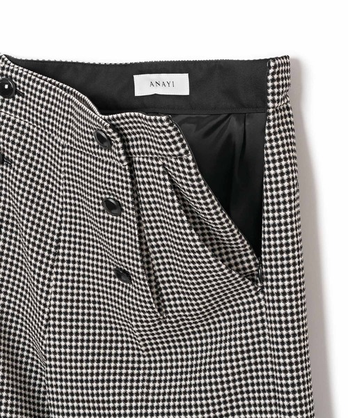 ANAYI（アナイ）の「【セットアップ対応商品】モノトーンワッフルワイドマリンパンツ（その他パンツ・レディース・ブラック/ブラック系その他・38/36）」の14枚目の写真