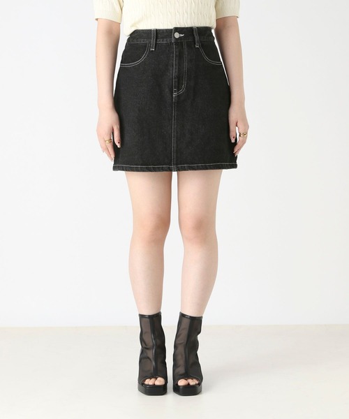 Heather（ヘザー）の「DENIMミニスカート　966378（デニムスカート・レディース・ブラック/インディゴブルー・M/S）」の20枚目の写真