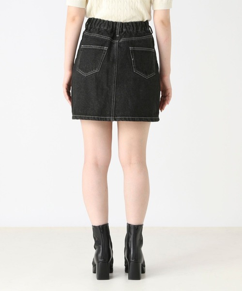 Heather（ヘザー）の「DENIMミニスカート　966378（デニムスカート・レディース・ブラック/インディゴブルー・M/S）」の4枚目の写真