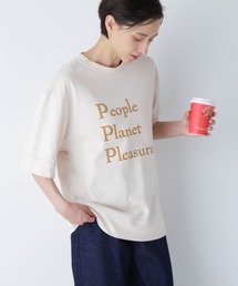 human woman | ◆Urth Coffeコラボ　コーヒー染めロゴＴシャツ(Tシャツ/カットソー)