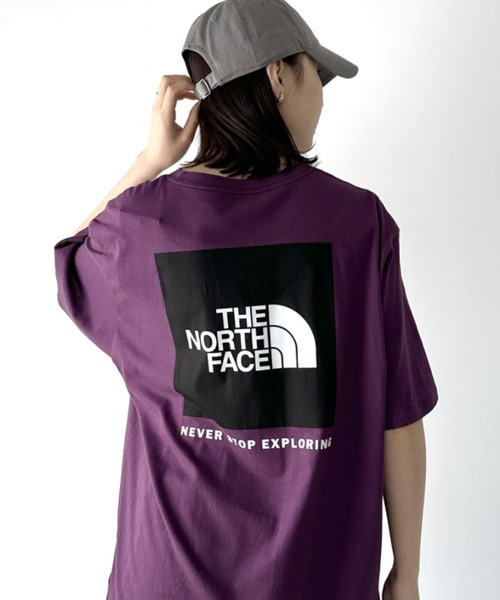 THE NORTH FACE(ザノースフェイス)の「国内未発売 USモデル THE NORTH FACE(ザ・ノースフェイス)/バックプリント ボックスロゴ コットン 半袖 Tシャツ/M S/S BOX NSE TEE(Tシャツ/カットソー・レディース・ホワイト/ブラック系その他/ブラック/ネイビー/グリーン/パープル/ベージュ/グレー系その他/ブラック系その他2/ホワイト系その他/ブルー/カーキ/グレー・S/XL/XS/L/M)」の13枚目の写真