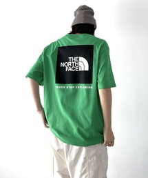 国内未発売 USモデル THE NORTH FACE(ザ・ノースフェイス)/バックプリント ボックスロゴ コットン 半袖 Tシャツ/M S/S BOX NSE TEE