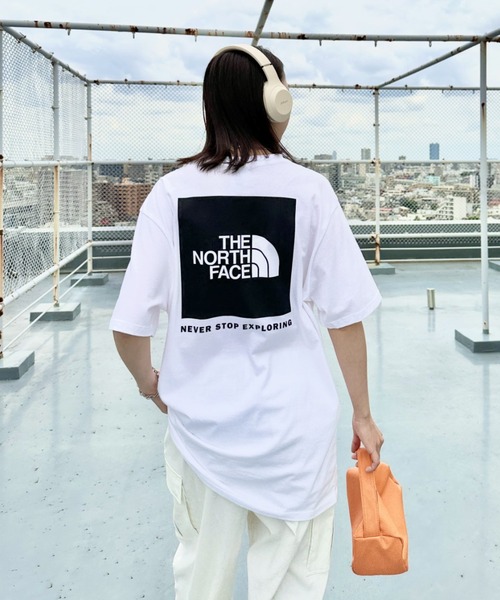 THE NORTH FACE(ザノースフェイス)の「国内未発売 USモデル THE NORTH FACE(ザ・ノースフェイス)/バックプリント ボックスロゴ コットン 半袖 Tシャツ/M S/S BOX NSE TEE(Tシャツ/カットソー・レディース・ホワイト/ブラック系その他/ブラック/ネイビー/グリーン/パープル/ベージュ/グレー系その他/ブラック系その他2/ホワイト系その他/ブルー/カーキ/グレー・S/XL/XS/L/M)」の22枚目の写真